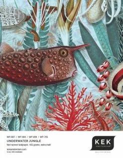 KEK Amsterdam Underwater Jungle Fotobehang WP-693 - 292,2 X 280 Cm -DECORATIE Winkel kek amsterdam underwater jungle fotobehang wp 693 5