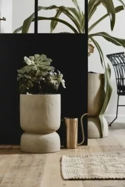 Nordal Ajonu Pot L - Grijs -DECORATIE Winkel nordal ajonu pot l grijs 3