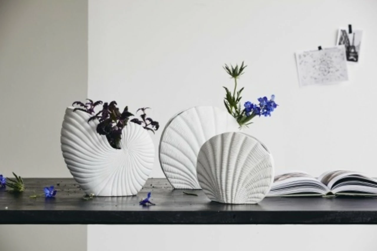 Nordal Kapiti Vaas S - Wit 4 Nordal Kapiti Vaas S - Wit - Afbeelding 2