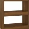 Furniture Limited - Boekenkast/kamerscherm 60x30x72 Cm Bruineikenkleurig -DECORATIE Winkel 1000x1200 2