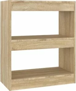Furniture Limited - Boekenkast/kamerscherm 60x30x72 Cm Sonoma Eikenkleurig -DECORATIE Winkel 1004x1200 1
