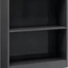 Furniture Limited - Boekenkast 60x24x74,5 Cm Bewerkt Hout Hoogglans Grijs