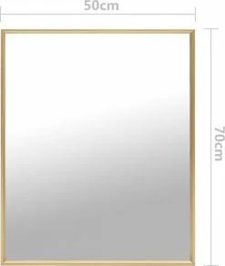 Furniture Limited - Spiegel 70x50 Cm Goudkleurig 10 Furniture Limited - Spiegel 70x50 Cm Goudkleurig -DECORATIE Winkel 1014x1200 4