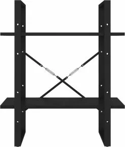 Furniture Limited - Boekenkast Met 2 Schappen 60x30x70 Cm Spaanplaat Zwart 16 Furniture Limited - Boekenkast Met 2 Schappen 60x30x70 Cm Spaanplaat Zwart -DECORATIE Winkel 1018x1200 2