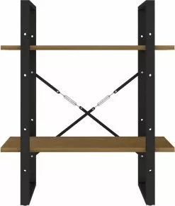 Furniture Limited - Boekenkast Met 2 Schappen 60x30x70 Cm Grenenhout Honingbruin 15 Furniture Limited - Boekenkast Met 2 Schappen 60x30x70 Cm Grenenhout Honingbruin -DECORATIE Winkel 1020x1200 1