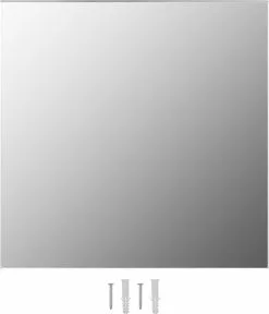 Furniture Limited - Wandspiegel Vierkant 40x40 Cm Glas