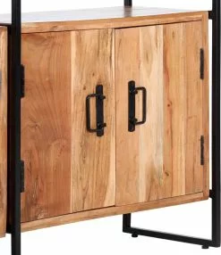 Furniture Limited - Boekenkast Met 4 Schappen 124x30x180 Cm Massief Acaciahout 16 Furniture Limited - Boekenkast Met 4 Schappen 124x30x180 Cm Massief Acaciahout -DECORATIE Winkel 1038x1200 1