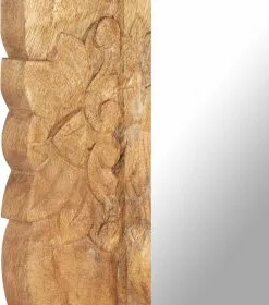 Furniture Limited - Spiegel 80x50 Cm Massief Mangohout -DECORATIE Winkel 1060x1200