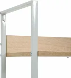 Furniture Limited - Boekenkast 5 Schappen 60x27,6x158,5 Cm Spaanplaat Eikenkleurig -DECORATIE Winkel 1094x1200 1