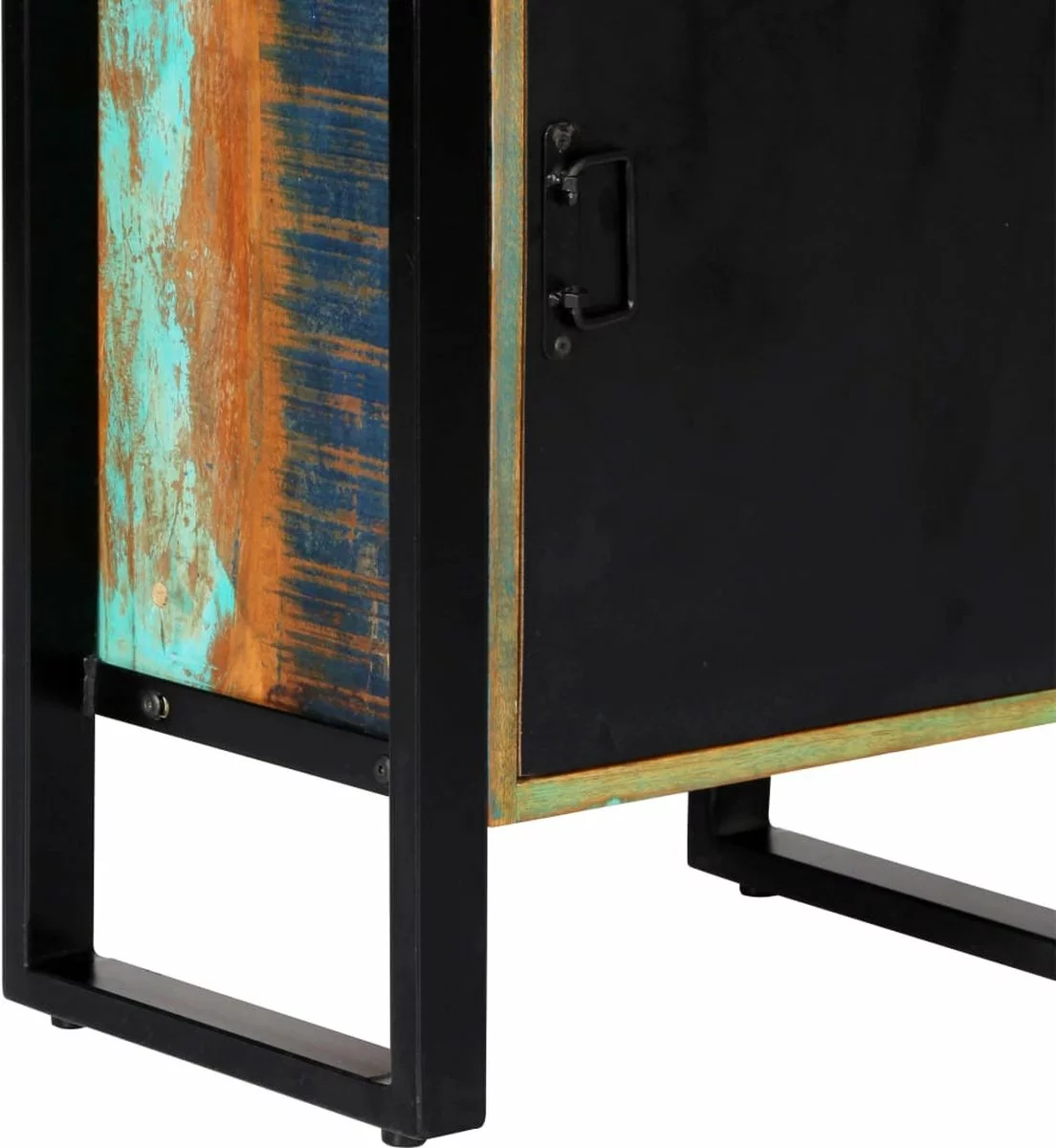 Furniture Limited - Boekenkast 45x30x171 Cm Massief Gerecycled Hout 8 Furniture Limited - Boekenkast 45x30x171 Cm Massief Gerecycled Hout - Afbeelding 6