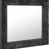 Furniture Limited - Wandspiegel Barok Stijl 50x50 Cm Zwart 1 Furniture Limited - Wandspiegel Barok Stijl 50x50 Cm Zwart -DECORATIE Winkel 1115x1200 2