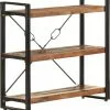 Furniture Limited - Boekenkast Met 3 Schappen 90x30x80 Cm Massief Gerecycled Hout -DECORATIE Winkel 1118x1200