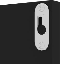 Furniture Limited - Wandschappen 2 St 60x11,5x18 Cm Spaanplaat Zwart -DECORATIE Winkel 1125x1200 2