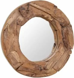 Furniture Limited - Decoratieve Spiegel Rond 60 Cm Teakhout -DECORATIE Winkel 1134x1200 3