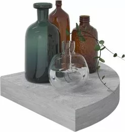 Furniture Limited - Hoekwandschappen 2 St 25x25x3,8 Cm MDF Betongrijs 14 Furniture Limited - Hoekwandschappen 2 St 25x25x3,8 Cm MDF Betongrijs -DECORATIE Winkel 1135x1200 1