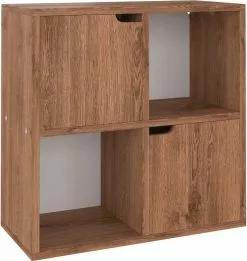 Furniture Limited - Boekenkast 60x27,5x59,5 Cm Spaanplaat Bruin Eiken -DECORATIE Winkel 1137x1200 2