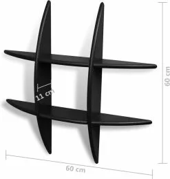 Furniture Limited - Wandplanken 2 St Zwart 6 Furniture Limited - Wandplanken 2 St Zwart -DECORATIE Winkel 1143x1200 1