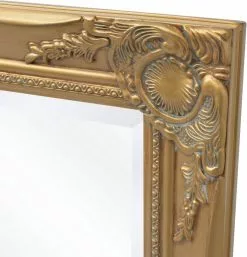 Furniture Limited - Wandspiegel Barok 140 X 50 Cm Goud -DECORATIE Winkel 1155x1200