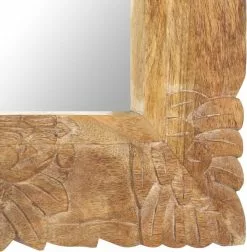 Furniture Limited - Spiegel 80x50 Cm Massief Mangohout -DECORATIE Winkel 1178x1200