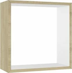 Furniture Limited - Wandschappen Kubus 3 St Wit En Sonoma Eikenkleurig 19 Furniture Limited - Wandschappen Kubus 3 St Wit En Sonoma Eikenkleurig -DECORATIE Winkel 1181x1200 4