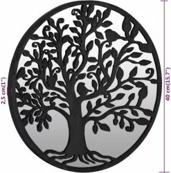 Furniture Limited - Tuinspiegel Rond 40x2,5 Cm Ijzer Zwart 11 Furniture Limited - Tuinspiegel Rond 40x2,5 Cm Ijzer Zwart -DECORATIE Winkel 1185x1200 2