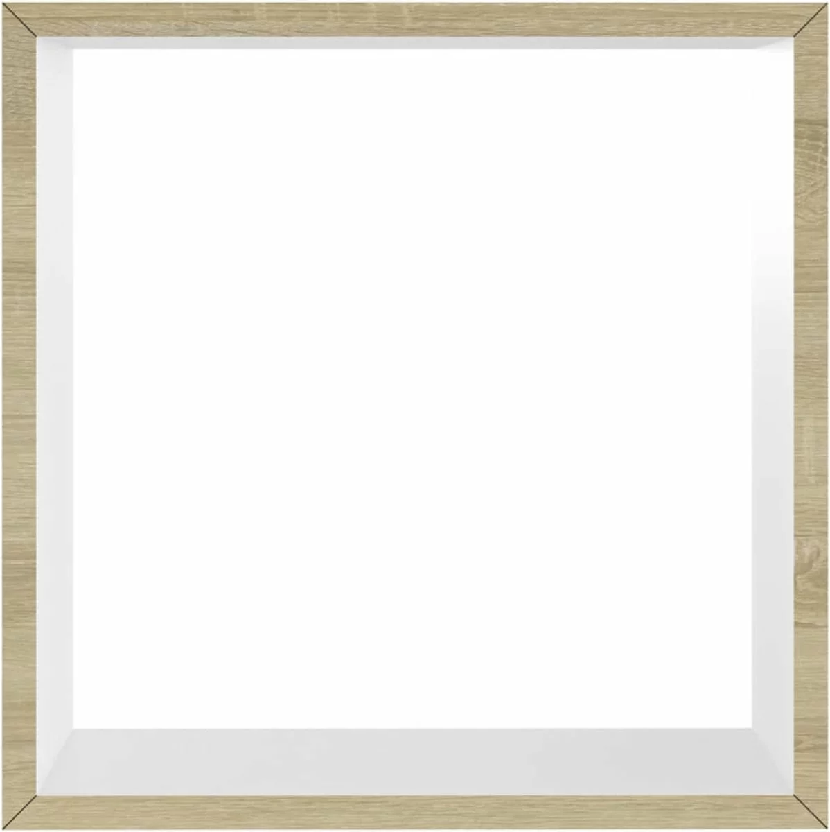 Furniture Limited - Wandschappen Kubus 3 St Wit En Sonoma Eikenkleurig 7 Furniture Limited - Wandschappen Kubus 3 St Wit En Sonoma Eikenkleurig - Afbeelding 5