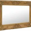 Furniture Limited - Wandspiegel Barok Stijl 60x40 Cm Goudkleurig -DECORATIE Winkel 1200x1002