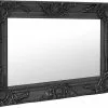 Furniture Limited - Wandspiegel Barok Stijl 60x40 Cm Zwart 1 Furniture Limited - Wandspiegel Barok Stijl 60x40 Cm Zwart -DECORATIE Winkel 1200x1009