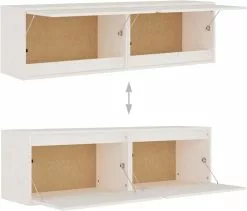 Furniture Limited - Wandkasten 2 St 60x30x35 Cm Massief Grenenhout Wit 17 Furniture Limited - Wandkasten 2 St 60x30x35 Cm Massief Grenenhout Wit -DECORATIE Winkel 1200x1023