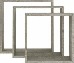 Furniture Limited - Wandschappen Kubus 3 St Betongrijs -DECORATIE Winkel 1200x1025 1