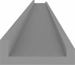 Furniture Limited - Wandschappen 2 St 115x9x3 Cm Grijs -DECORATIE Winkel 1200x1044