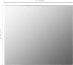 Furniture Limited - Spiegel Frameloos 70x50 Cm Glas -DECORATIE Winkel 1200x1057 1