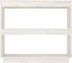 Furniture Limited - Boekenkast 80x35x71 Cm Massief Grenenhout Wit -DECORATIE Winkel 1200x1060 2