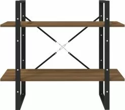 Furniture Limited - Boekenkast Met 2 Schappen 68x30x70 Cm Bewerkt Hout Bruineiken 13 Furniture Limited - Boekenkast Met 2 Schappen 68x30x70 Cm Bewerkt Hout Bruineiken -DECORATIE Winkel 1200x1061 1