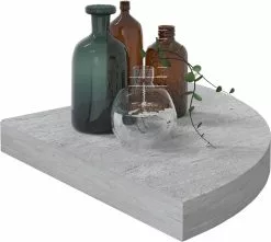 Furniture Limited - Hoekwandschappen 4 St 35x35x3,8 Cm MDF Betongrijs 18 Furniture Limited - Hoekwandschappen 4 St 35x35x3,8 Cm MDF Betongrijs -DECORATIE Winkel 1200x1074