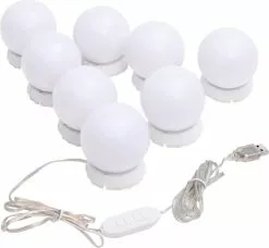 Furniture Limited - Wandspiegel Met LED-lampen Rond Glas -DECORATIE Winkel 1200x1110 5