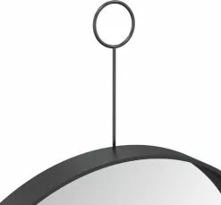 Furniture Limited - Hangspiegel Met Haak 30 Cm Zwart 11 Furniture Limited - Hangspiegel Met Haak 30 Cm Zwart -DECORATIE Winkel 1200x1112