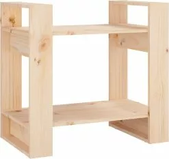 Furniture Limited - Boekenkast/kamerscherm 60x35x57 Cm Massief Grenenhout