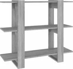 Furniture Limited - Boekenkast/kamerscherm 100x30x87 Cm Grijs Sonoma Eikenkleurig 17 Furniture Limited - Boekenkast/kamerscherm 100x30x87 Cm Grijs Sonoma Eikenkleurig -DECORATIE Winkel 1200x1140 1