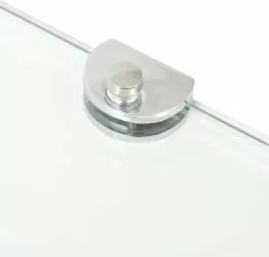 Furniture Limited - Hoekschappen 2 St Met Chromen Dragers 35x35 Cm Glas Transparant -DECORATIE Winkel 1200x1146 2