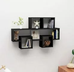 Furniture Limited - Wandschap Auto-vormig 82x15x51 Cm Bewerkt Hout Zwart 13 Furniture Limited - Wandschap Auto-vormig 82x15x51 Cm Bewerkt Hout Zwart -DECORATIE Winkel 1200x1162 2