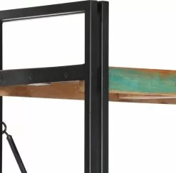 Furniture Limited - Boekenkast Met 5 Schappen 140x30x180 Cm Massief Gerecycled Hout 15 Furniture Limited - Boekenkast Met 5 Schappen 140x30x180 Cm Massief Gerecycled Hout -DECORATIE Winkel 1200x1182