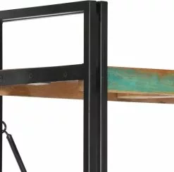 Furniture Limited - Boekenkast Met 5 Schappen 60x30x180 Cm Massief Gerecycled Hout 16 Furniture Limited - Boekenkast Met 5 Schappen 60x30x180 Cm Massief Gerecycled Hout -DECORATIE Winkel 1200x1183