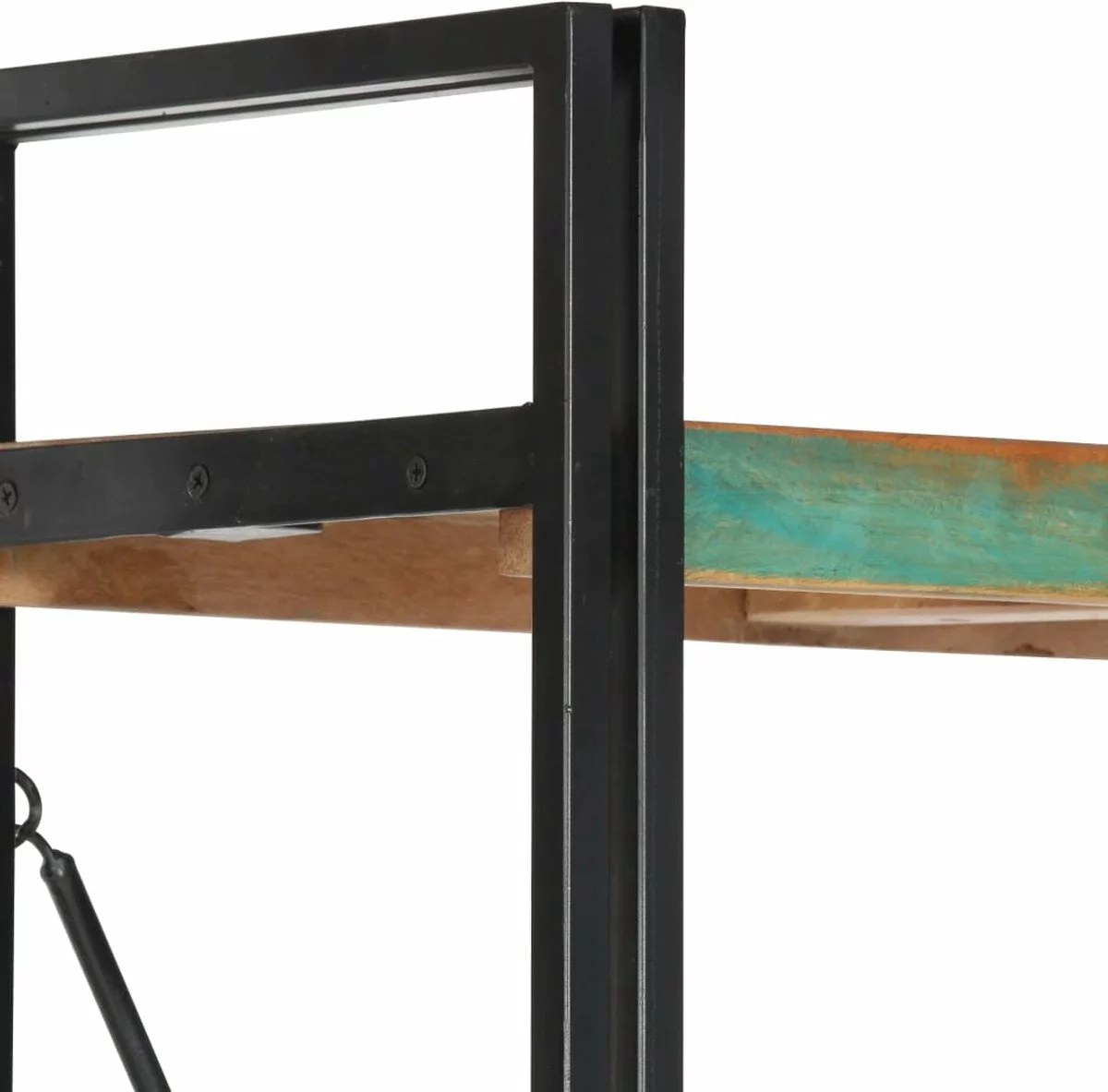 Furniture Limited - Boekenkast Met 5 Schappen 60x30x180 Cm Massief Gerecycled Hout 8 Furniture Limited - Boekenkast Met 5 Schappen 60x30x180 Cm Massief Gerecycled Hout - Afbeelding 6