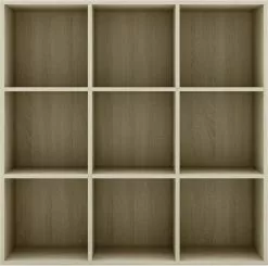 Furniture Limited - Boekenkast 98x30x98 Cm Spaanplaat Sonoma Eikenkleurig 11 Furniture Limited - Boekenkast 98x30x98 Cm Spaanplaat Sonoma Eikenkleurig -DECORATIE Winkel 1200x1189