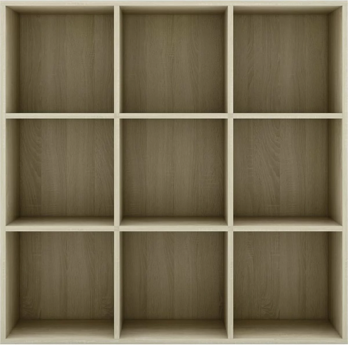 Furniture Limited - Boekenkast 98x30x98 Cm Spaanplaat Sonoma Eikenkleurig 5 Furniture Limited - Boekenkast 98x30x98 Cm Spaanplaat Sonoma Eikenkleurig - Afbeelding 3