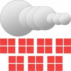 Furniture Limited - Wandspiegelset Rond Glas 7-delig -DECORATIE Winkel 1200x1197 1