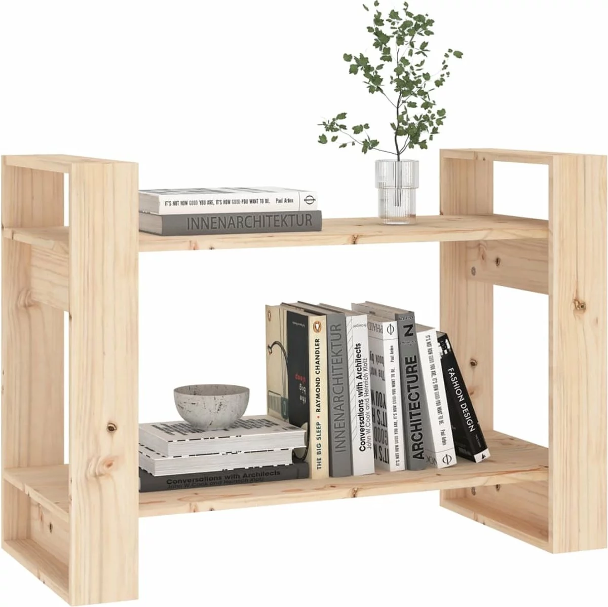 Furniture Limited - Boekenkast/kamerscherm 80x35x56,5 Cm Massief Grenenhout 9 Furniture Limited - Boekenkast/kamerscherm 80x35x56,5 Cm Massief Grenenhout - Afbeelding 7