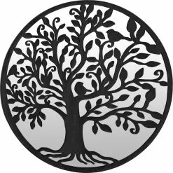 Furniture Limited - Tuinspiegel Rond 60x2,5 Cm Ijzer Zwart -DECORATIE Winkel 1200x1198 9