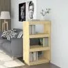 Furniture Limited - Boekenkast/kamerscherm 60x35x103 Cm Massief Grenenhout -DECORATIE Winkel 1200x1200 272